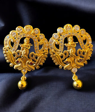 The Krishna Silver Pendant & Earrings