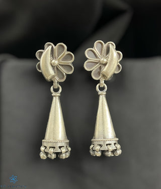 The Zaha Silver Jhumkas