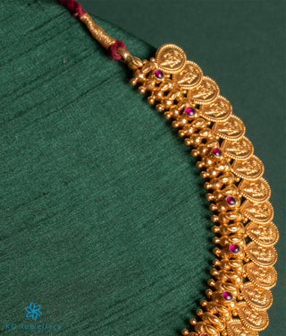 The Bhairavi Silver Kasumala Coin Necklace