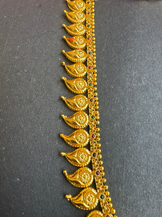 The Vihari Silver Nakshi Necklace & Earrings