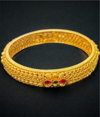 The Ekisha Silver Tode/ Kangan Bangle-Single (Size /2.2/2.4/2.6/2.8)