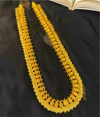 The Laksha Antique Silver Kasumala Coin Necklace/Waistbelt