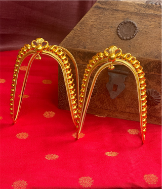 The Sahiti Silver Bridal Armlet or Vanki - Single