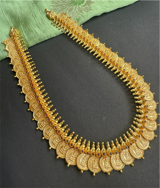 The Padmalaya Laksmi Kasu-malai Necklace