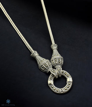 The Urvi Openable Silver Marcasite Chain