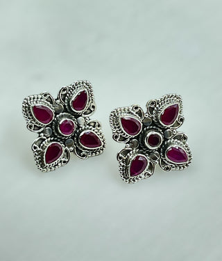 The Kapila Silver Gemstone Earstuds