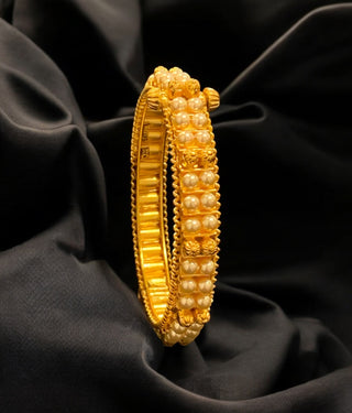 The Swarna Silver Pearl Tode Bracelet -Single (Size /2.2/2.4/2.6/2.8)