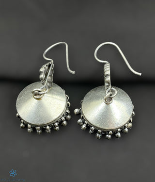 The Iravat  Silver Jhumkas