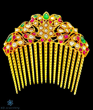 The Shivani Silver Hair Pin