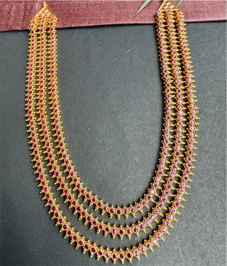 The Tripti Silver Kemp Layered Necklace & Earrings