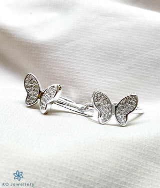 Butterfly Silver Toe-Rings