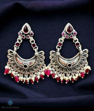 The Zunaira Silver Gemstone Earrings