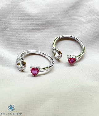 Triya Silver Toe-Rings