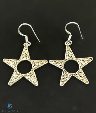 The Star Silver Earrings