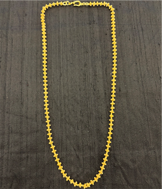 The Aaradhya Tulsi mala Silver Chain