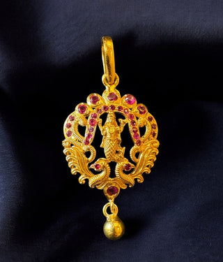 The Dashavatara Matsya Silver Krishna Pendant