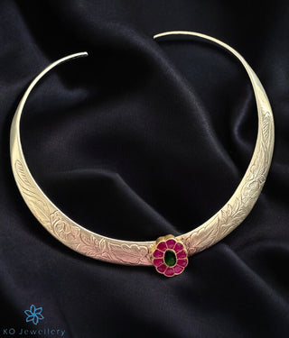 Aachal silver antique necklace