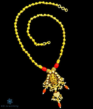 The Seethal Lakshmi Mohanmala Silver Necklace