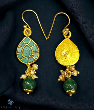 The Silver Kundan Earrings