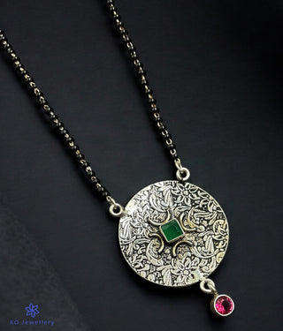 The Lorra Silver Necklace/ Mangalsutra