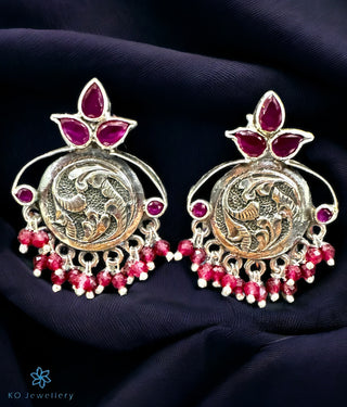 The Sajani Silver Gemstone Earrings