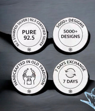  Pure 92.5 certified silver, over 5000 unique designs, handcrafted in traditional style, 7-day exchange policy