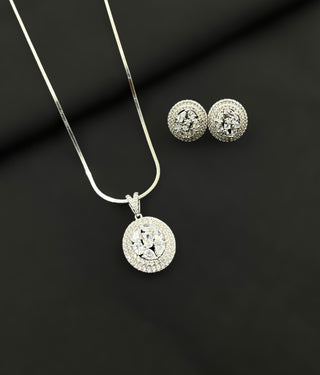 The Samita Silver Pendant Set