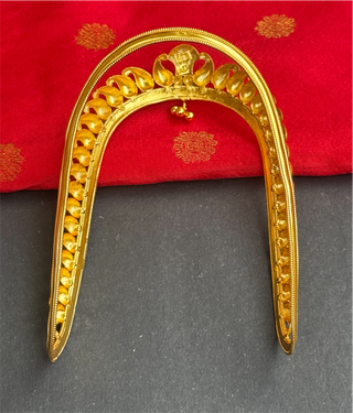 The Sahiti Silver Kemp Bridal Armlet or Vanki - Single