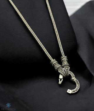 The Barha Openable Silver Marcasite Chain