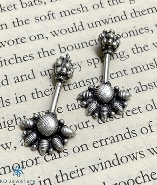 The Komolika Silver Bugudi Earrings (Piercing)