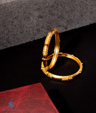 The Kumud Silver Coorgi Bangle (Size 2.2/2.4/2.6/2.8 )