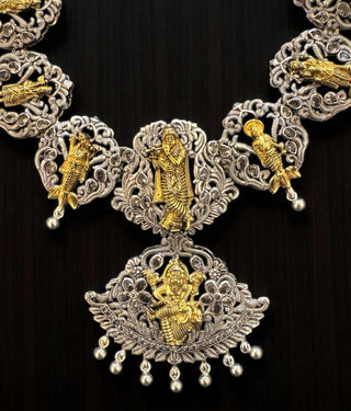 The Iconic Dashavatara Silver Necklace