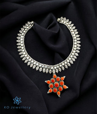 The Gulshan Silver Gemstone Necklace