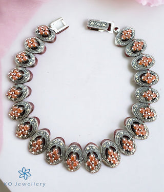 The Travis Sparkle Silver Marcasite Bracelet