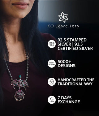 The Samanvaya Silver Bridal Anklets