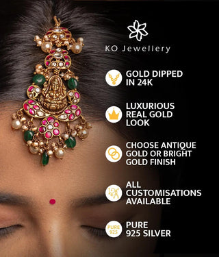 The Tanishka Silver Choker Pearl Necklace/ Vanki