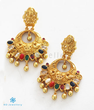 The Shraddha Antique Silver Navaratna Chand Bali