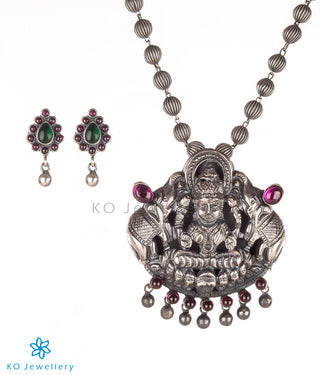 The Shrinika Silver Lakshmi Pendant