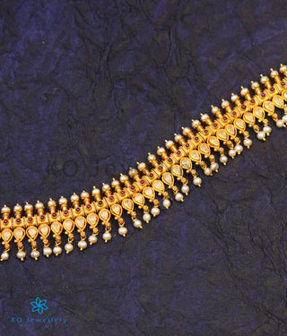 The Nabha Silver Mango Necklace/Waistbelt