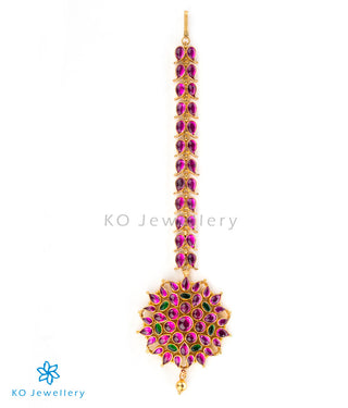 Handcrafted bridal temple jewellery maang tika online