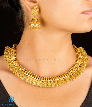 The Bhairavi Silver Kasumala Coin Necklace