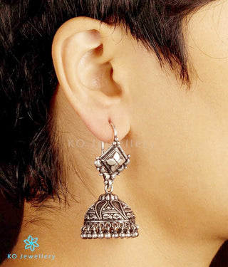 oxidised temple jhumkas online India