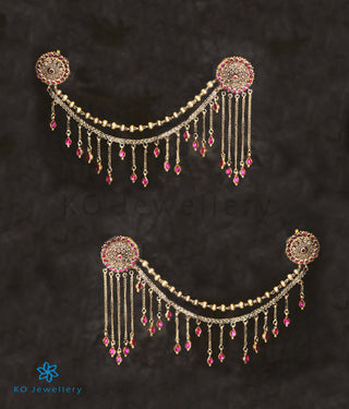 The Adhit Silver EarCuffs (Oxidised)