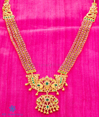 The Avantika Silver Makarakanti Necklace