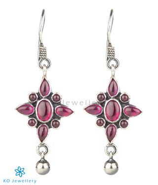 The Trisha Silver Earrings(Oxidised)