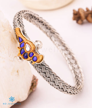 The Paarvi Silver Kada Bracelet (Size/2.6)