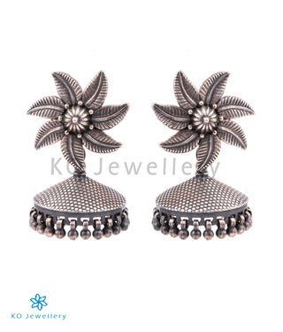 The Tarik Silver Jhumka