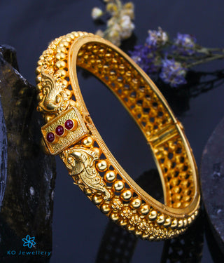 The Malhar Silver Bangle(Size 2.2/2.4/2.6/2.8)