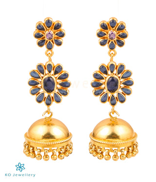 The Nadira Silver Kemp Jhumkas