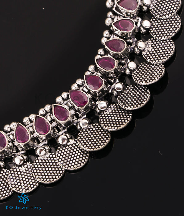 The Ahilya Silver Gemstone Necklace